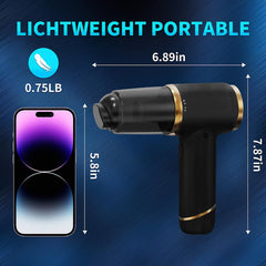 OMO Handheld Cordless Vacuum Cleaner, 5000PA Portable Car Vacuum, Integrated Suction and Blowing Cordless Vacuum, Suitable for Households, Cars, and Pets