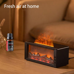 Bedroom Desktop Simulation Electric Fireplaces Home Home Decoration Ornaments with Atmosphere Light Creative Office Decorations Auto-Off Protection Bourbon Humidifier Home Fragrance