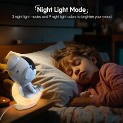 Rossetta Astronaut Galaxy Projector,Space Projector with Cozy Lighting for Bedroom,Star Projector Lamp with Timer and Remote,Kids Adults Room Decor