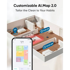 X10 Pro Omni Robot Vacuum and Mop AI Obstacle Avoidance, Auto Mop Washing, Auto Drying, Self-Emptying, Self-Refilling