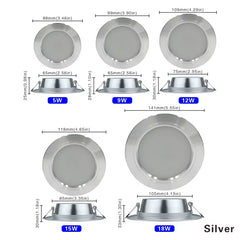 10Pcs/Lot Led Downlight 220V Ceiling Light 5W 9W 12W Recessed down Light round Led Panel Light 15W 18W Spotlight Indoor Lighting