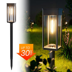 Elegant Solar Pathway Lights Modern Luxury | Auto On/Off & Waterproof | for Garden, Yard & Driveway,Solar Outdoor Lights,Solar Floor Lamps Outdoor Lights,Decorative,Rechargeable,Solar Lights,Lights,Light