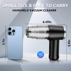 2-In-1 Handheld Cordless Home Vacuum Cleaner, Car Cordless Vacuum Cleaner, Powerful Suction Handheld Cordless Vacuum Cleaner for Home, Car and Desktop Cleaning