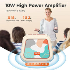 [COHYAN] K20 Voice Amplifier for Teacher,Portablebluetooth Wired Voice Amplifier with Microphoneheadset and Speaker, Mini Voice Amplifier Forclassroom,Speech,Training,Tour Guide,Mini Bagdesign