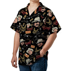 Sm0Key and the Bandit Hawaiian Shirt, Beach Summer Vacation Shirt