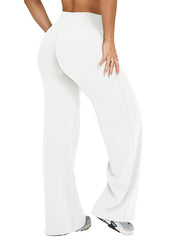 Workout Leggings Womens No Front Seam Straight Leggings High Waist Buttery Eddiy Gym Yoga Pants, Yoga Pants Women High Waist Stretch Casual Soft Straight Leg Bottoms