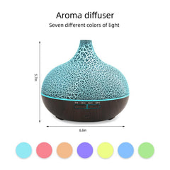 Air Humidifier and Essential Oil Diffuser Combo, Ultrasonic Cool Mist Humidifier for Large Room Bedroom, Remote Control, Ultra Quiet, Auto Shut-Off