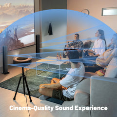 2 in 1 Separable Sound Bars for TV, Bluetooth 5.0 Surround Sound System for TV Wireless Connect, 37 Inch Soundbar for Home Theater, Arc/Optical/Usb Cables & Remote TV Speakers, Wall Mountable