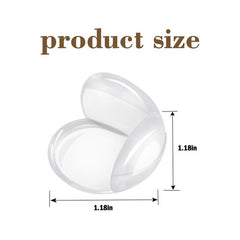 16 Counts Proofing Corner Protector, Clear Furniture Table Corner Safety Cushion, round Proof Bumper for Covering Sharp Furniture Edges