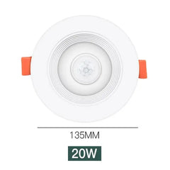 LED Downlights PIR Motion Sensor down Light 5W 10W 15W 20W Recessed Ceiling Light Cold White Night Lamp LED Spotlight Downlight
