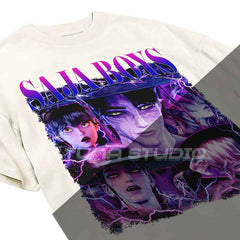 Saja Boys Kpop Demon Hunters Girl Dinner Shirt, Saja Boys Jinu Abs Mystery Romance Baby Korean T-Shirt Sweatshirt Hoodie Gift for Fan Fabric Top