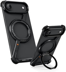 Oatsbasf Phone Case for Iphone 17 Pro/Pro Max/17 Air with 360 ° Rotatable Stand Metal Frameless Magsafe Protective Shockproof