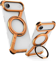 Oatsbasf Phone Case for Iphone 17 Pro/Pro Max/17 Air with 360 ° Rotatable Stand Metal Frameless Magsafe Protective Shockproof