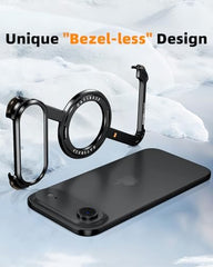 Oatsbasf Phone Case for Iphone 17 Pro/Pro Max/17 Air with 360 ° Rotatable Stand Metal Frameless Magsafe Protective Shockproof