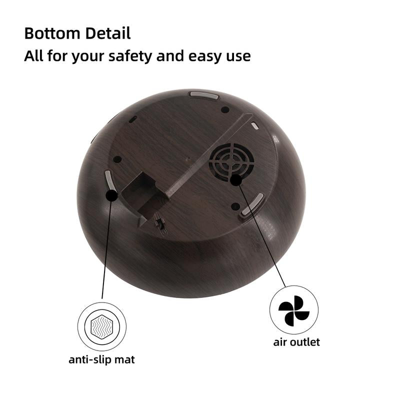 Air Humidifier and Essential Oil Diffuser Combo, Ultrasonic Cool Mist Humidifier for Large Room Bedroom, Remote Control, Ultra Quiet, Auto Shut-Off
