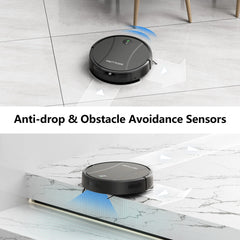 Robot Vacuum and Mop Combo, Vacuum Cleaner with 3000Pa Suction, 4400Mah Battery, App/Remote/Voice Control,Ideal for Pet Hair C2