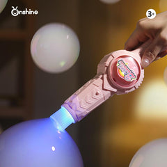 Mist Bubble Machine for Kids – Elastic Bubble Fog Wand, Smoke Bubble Sword, Interactive STEM Toy with Lights & Music, Parent-Child Fun, Outdoor Summer Play, Birthday Gift for Boys & Girls