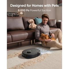 X10 Pro Omni Robot Vacuum and Mop AI Obstacle Avoidance, Auto Mop Washing, Auto Drying, Self-Emptying, Self-Refilling