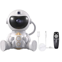 Astronaut Galaxy Star Projector Starry Night Light - Starry Nebula Ceiling Projection Lamp with 8 Modes, Remote and 360° Adjustable, Gift for Kids Adults for Bedroom Decor Aesthetic