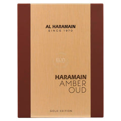Al-Haramain Amber Oud Gold Edition 2.0 Oz Eau De Parfum - a Unisex Fragrance with Refreshing Bergamot and Green Accents