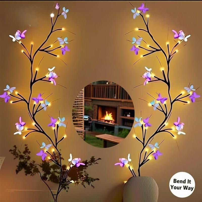 LED Tree Shaped Design Stringlight, Waterproof USB Power LED Light Stripsdecorative Wall Lamp for Dly Wreath, Ledambient Light for Room Decor, Wedding & Holidaycelebration, LED Lighted, LED Lights Bedroom