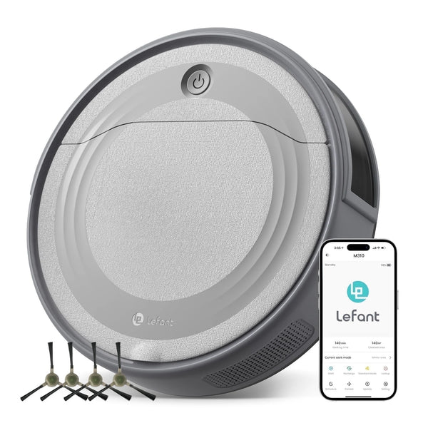 Robot Vacuum Cleaner with 4500Pa Suction, App/Remote/Voice Control,Ideal for Pet Hair, M310
