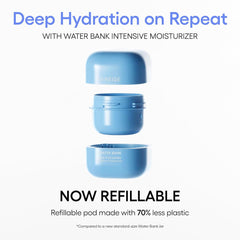Water Bank Blue Hyaluronic Intensive Moisturizer: Hydrating Face Cream for Extra Dry Skin with Squalane & Peptide for Skin Barrier Support, Dermatologist-Tested