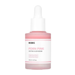 30Ml KOEC Rose PDRN Pink Peptide Glow Facial Serum Dark Spot Care Even Skin Tone Enhance Elasticity Smoothing Firming Adenosine