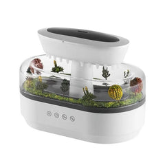 Homebetta Mini Landscape Aromatherapy Humidifier – Quiet Mist Diffuser with Night Light & Touch Control – Aesthetic Gift for Bedroom, Office, or Holiday Decor