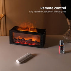 Bedroom Desktop Simulation Electric Fireplaces Home Home Decoration Ornaments with Atmosphere Light Creative Office Decorations Auto-Off Protection Bourbon Humidifier Home Fragrance