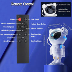 Astronaut Galaxy Star Projector Starry Night Light, Astronaut Light Projector with Remote Control for Kids Children Adults Bedroom Room Decor Decorative Nightlights