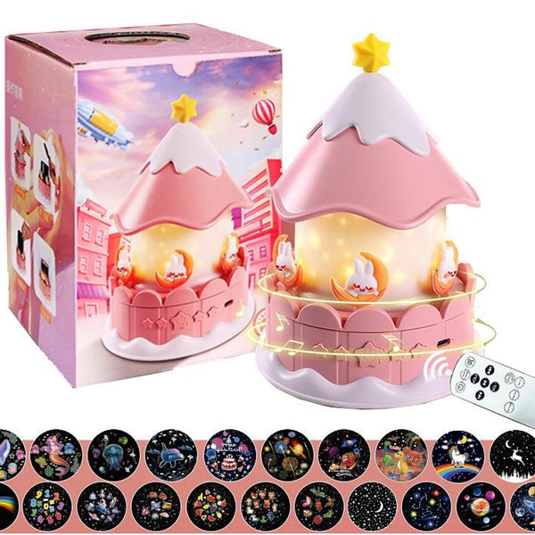 21 Sets of Films Projector Night Light for Kids, Star Projector for Bedroom, Ceiling, Kids Night Light with 360° Rotation Dimmable for Girls Boys, Birthday, Christmas, Nursery, Room Decor