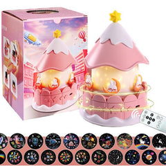 21 Sets of Films Projector Night Light for Kids, Star Projector for Bedroom, Ceiling, Kids Night Light with 360° Rotation Dimmable for Girls Boys, Birthday, Christmas, Nursery, Room Decor