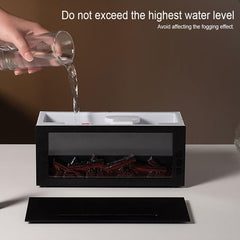 Bedroom Desktop Simulation Electric Fireplaces Home Home Decoration Ornaments with Atmosphere Light Creative Office Decorations Auto-Off Protection Bourbon Humidifier Home Fragrance