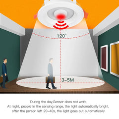 LED Downlights PIR Motion Sensor down Light 5W 10W 15W 20W Recessed Ceiling Light Cold White Night Lamp LED Spotlight Downlight