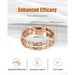 Copper Bracelets for Women , Pure Copper Magnetic Bracelet with 3500 Gauss Effective Magnets Outdoorfun
