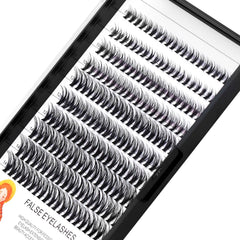 → False Eyelashes 20D/30D/40D/50D/60D/80D/100D 200Pcs D Curl 8-20Mm Mixed Mink Eyelashes Extension Natural Faux Eyelashes Individual Lashes Makeup Tools (20D-10-12-14Mm Mixed)