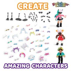 Rainbow Loom 360 Character Creator Kit RO195 - 2586 Pieces with Premium Bands & Accessories for Custom Design Crafting