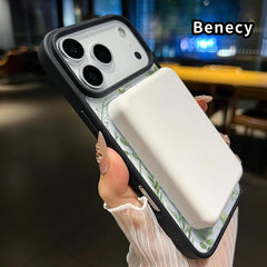 Magnetic Soft Case for Iphone 17 Pro Max 17 Air Non-Yellowing Drop Protection Transparent Acrylic Forest Full of Stars Pattern Shockproof Silicone Cover Supports Wireless Charging