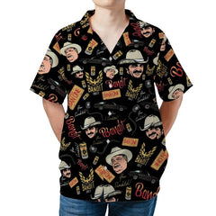 Sm0Key and the Bandit Hawaiian Shirt, Beach Summer Vacation Shirt