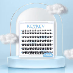 Lash Clusters 84 Pcs Cluster Lashes Eyelash Clusters DIY Cluster Eyelash Extensions Individual Lashes Soft and Comfortable (Cloudy,C-14Mm)
