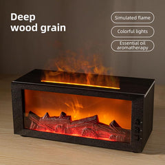 Bedroom Desktop Simulation Electric Fireplaces Home Home Decoration Ornaments with Atmosphere Light Creative Office Decorations Auto-Off Protection Bourbon Humidifier Home Fragrance