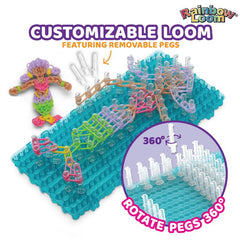 Rainbow Loom 360 Character Creator Kit RO195 - 2586 Pieces with Premium Bands & Accessories for Custom Design Crafting