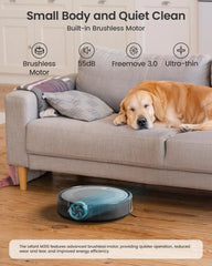 Robot Vacuum Cleaner with 4500Pa Suction, App/Remote/Voice Control,Ideal for Pet Hair, M310