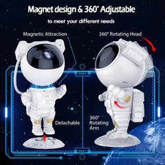 Astronaut Galaxy Star Projector Starry Night Light, Astronaut Light Projector with Remote Control for Kids Children Adults Bedroom Room Decor Decorative Nightlights