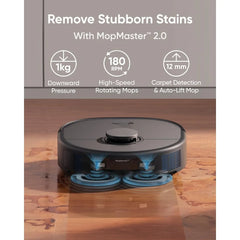 X10 Pro Omni Robot Vacuum and Mop AI Obstacle Avoidance, Auto Mop Washing, Auto Drying, Self-Emptying, Self-Refilling