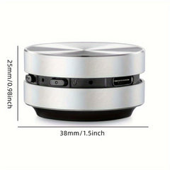 Mini Bone Conduction Wireless Audio Speaker, Absorbs Different Music Effects on Different Objects (Cartons/Glass/Cups, Etc.) Connect with Smartphone