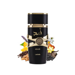 Imported Long Lasting Luxury Perfume Spray Asad Premium Refreshing Oud Musk Fragrances Eau De Parfum Perfume Unisex