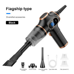 2-In-1 Handheld Cordless Home Vacuum Cleaner, Car Cordless Vacuum Cleaner, Powerful Suction Handheld Cordless Vacuum Cleaner for Home, Car and Desktop Cleaning