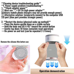 Cosmetic Brush Cleaner, 2025 Upgraded Electric Makeup Brush Cleaner Machine, Brush Blender, Brush Cleaner, Automatic Spinning Makeup Brush Cleaner